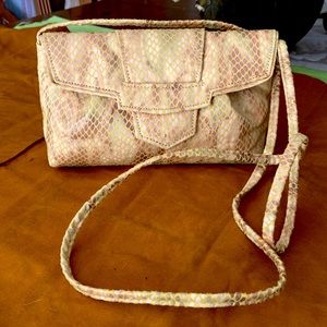 Animal print small shoulder strap bag